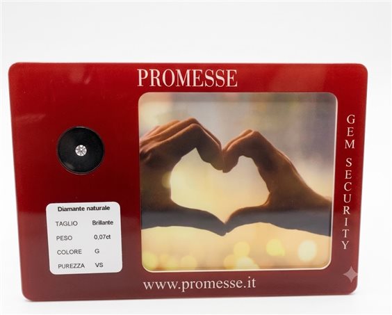 Pietra Promesse in Diamante Diamante 0.07 Ct DIA007PROMESSE - DIA007PROMESSE